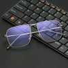 Retro Oversize Square Metal Reading glasses For Men And Women-SunglassesCraft