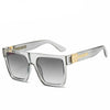 Retro Luxury Square Fashion UV400 Vintage Brand Designer Fashion Colorful Sunglasses For Men And Women