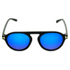 Round Blue And Black Sunglasses For Men And Women-SunglassesCraft