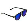 Round Blue And Black Sunglasses For Men And Women-SunglassesCraft