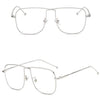 Retro Oversize Square Metal Reading glasses For Men And Women-SunglassesCraft