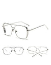 Optical Alloy Glasses Frame Women Men Oversized Transparent Eyeglasses Frames - SunglassesCraft