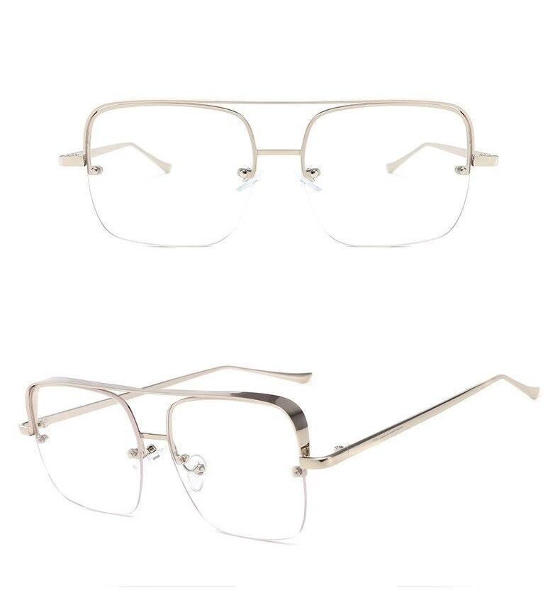 Square Optical Frame Eyeglasses Women Men Fashion Glasses Frames Retro –  Jollynova