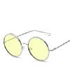 Retro Steampunk Fashion Round Metal Frame Sunglasses For Unisex-SunglassesCraft