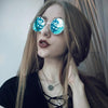 New Stylish Round Metal Frame Sunglasses For Men And Women -SunglassesCraft