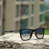 Retro Square Sky Blue Sunglasses For Men And Women-SunglassesCraft