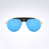 Half Frame Star Pentagram Metal Eyeglasses For Men And Women -SunglassesCraft