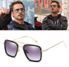Gold And Purple Stylish Sunglasses For Men And Women-SunglassesCraft