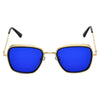 KB Blue And Gold Premium Edition Sunglasses For Men And Women-SunglassesCraft