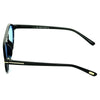 Round Aqua Blue And Black Sunglasses For Men And Women-SunglassesCraft