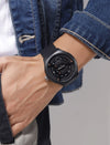 Trendy Quartz Sports Leather Belt Wrist Watch For Men- SunglassesCraft