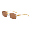 2021 Luxury Rimless Top Brand Sunglasses For Unisex-SunglassesCraft
