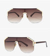 Rim Less Square Vintage Sunglasses For Men And Women-SunglassesCraft