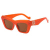 2021 Brand Design Thick Frame 90s Fashion Outfit Vintage Oversized Cat Eye  Women Sunglasses-SunglassesCraft