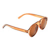 Round Brown And Coper Gold Sunglasses For Men And Women-SunglassesCraft