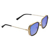 KB Aqua Blue And Gold Premium Edition Sunglasses For Men And Women-SunglassesCraft