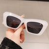 2021 Brand Design Thick Frame 90s Fashion Outfit Vintage Oversized Cat Eye  Women Sunglasses-SunglassesCraft