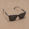Retro Square Black Sunglasses For Men And Women-SunglassesCraft