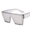 New Vintage Flat Top Oversized Sunglasses For Men And Women-SunglassesCraft