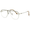 Anti Blue Light Half  Square Frame Eyeglasses For Men And Women- SunglassesCraft