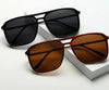 Tony Stark Polarized Square Sunglasses For Men And Women-SunglassesCraft