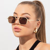 Polygonal Small Frame Punk Sunglasses For Men And Women- SunglassesCraft