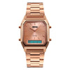 Luxury Gold Quartz Fashion Dual Time Display 3bar Waterproof Sport Wristwatch For Men And Women-SunglassesCraft