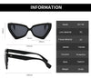 Sexy Retro Triangle Colorful Cateye Sunglasses For Unisex-SunglassesCraft