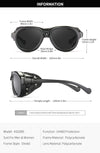 Polarized Luxury Steampunk Brand Designer Vintage Oversized Round Sunglasses For Men And Women-SunglassesCraft