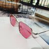 2020 Fashion Small Square Rimless  Metal Frame Sunglasses For Men And Women-SunglassesCraft