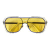2020 One-Piece Large-Frame Square Sunglasses For Women And Men-SunglassesCraft