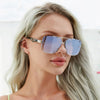 2021 New Luxury Vintage Classic Square Big Frame Retro Cool Fashion Rimless Designer Top Brand Sunglasses For Men And Women-SunglassesCraft