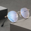 2021 New Ultra Light Retro Anti Blue Round Titanium Eyeglasses Spectacle Frame For Men And Women