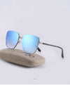 2021 New Polarized Fashion Rimless Square Sunglasses For Men And Women-SunglassesCraft