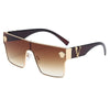 2021 New Retro Luxury Brand Gradient Lens Oversized Conjoined Square Sunglasses For Men And Women-SunglassesCraft