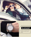 Luxury Brand Women Bracelet Watches Rose Gold Steel Ladies Quartz Clock Rhinestone Diamond Female Wristwatch