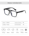 Classic Square Anti Blue Light Glasses For Unisex-SunglassesCraft