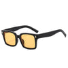 Fashionable Square Trending Retro Rivets Decoration Jelly Shades Sunglasses Men Women-SunglassesCraft