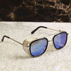 Metal Frame Side Cap Sunglasses For Men And Women-SunglassesCraft