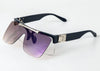 Oversized Unique Frame Sunglasses For Unisex-SunglassesCraft