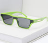 Fashion Cat Eye Colorful One Piece Vintage Green Orange Shades Sunglasses For Men And Women-SunglassesCraft