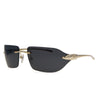 Luxury Designer Rimless Brand Sunglasses For Unisex-SunglassesCraft