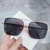 Double Beam Big Frame Square Retro Fashion Trend Oversized Hip-hop Sunglasses For Men And Women-SunglassesCraft