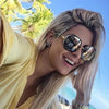 New Stylish Luxury Round Sunglasses For Women-SunglassesCraft