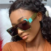 2021 New Vintage Luxury Designer Overszied Square Retro Sunglasses For Men And Women-SunglassesCraft