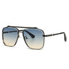 Classic Square Rimless Gradient Sunglasses For Men And Women-SunglassesCraft