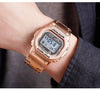 Stylish Stainless Steel Digital Wristwatches For Men And Women-SunglassesCraft
