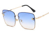 Most Stylish Square Bee Gradient Sunglasses For Women-SunglassesCraft