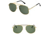 Stylish Metal Square Sunglasses For Men And Women-SunglassesCraft