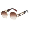2021 Luxury Small Oval Designer Mirror Vintage Brand Sunglasses For Unisex-SunglassesCraft